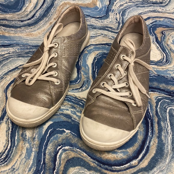 Josef seibel pewter lace up tennis shoes size 40 - Picture 2 of 12